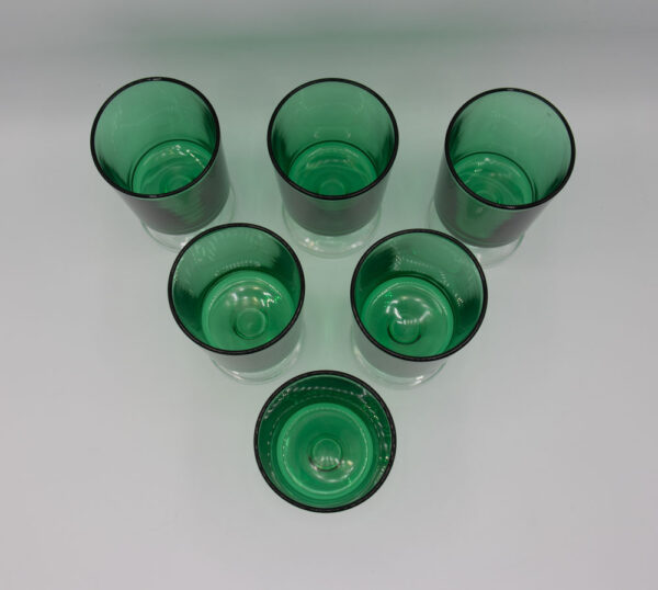 verres Luminarc vert foncé