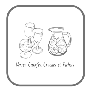 Verres, Carafes, Cruches et Pichets