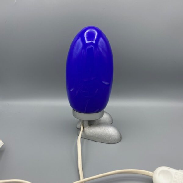 lampe ikea oeuf bleue vintage