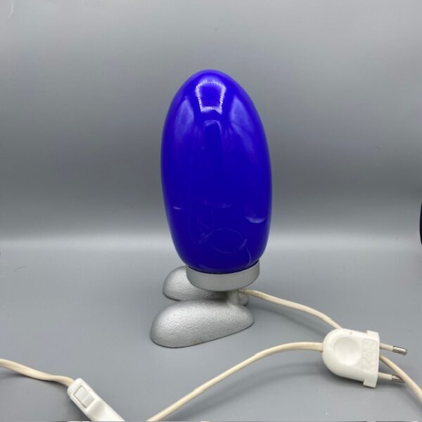 lampe ikea oeuf bleue vintage