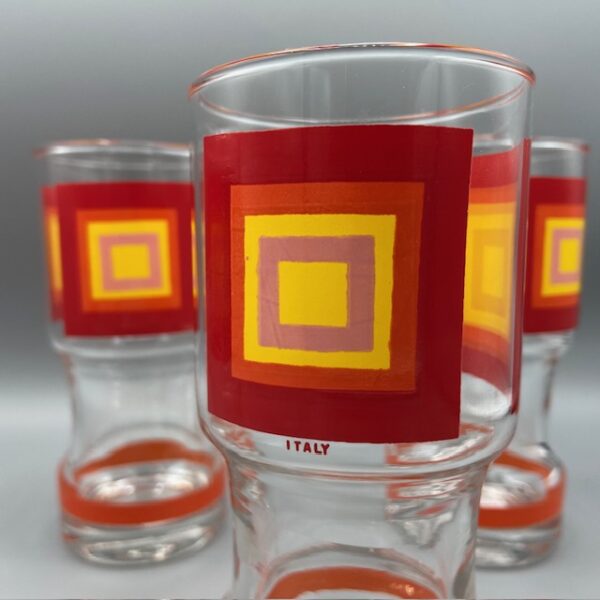 Verres Vintage Pop Orange