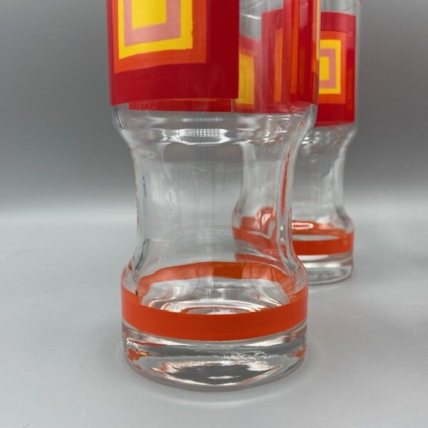 Verres Vintage Pop Orange