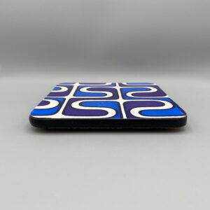 dessous de plat formica bleu