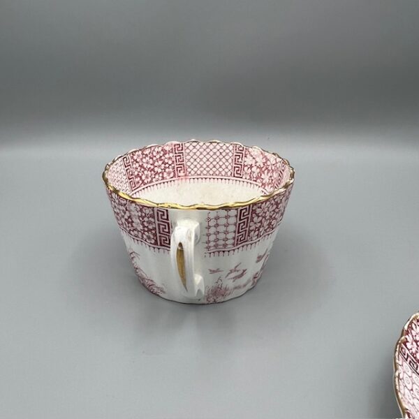 tasse à thé Lunéville modèle dentelle
