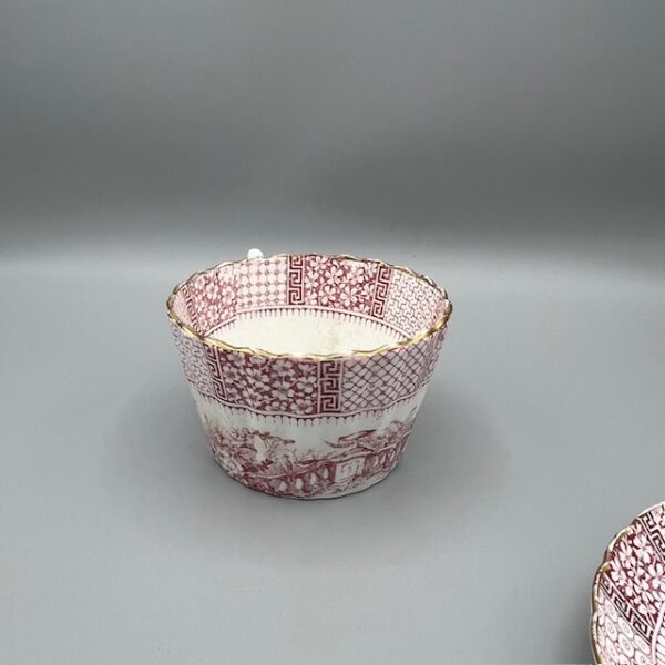 tasse à thé Lunéville modèle dentelle