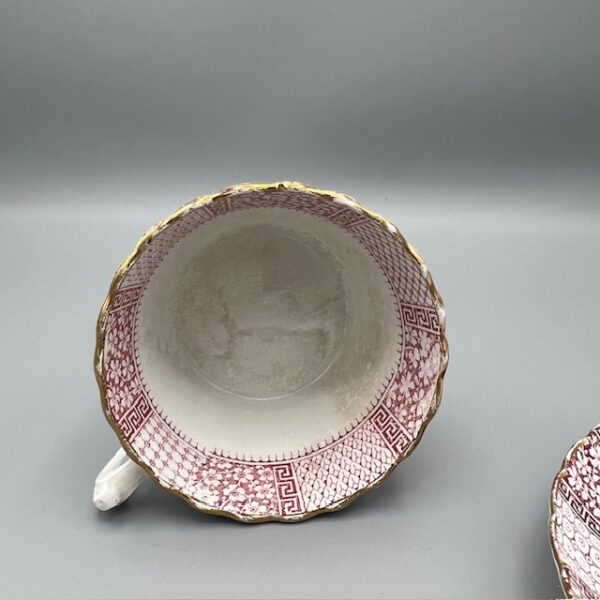tasse à thé Lunéville modèle dentelle