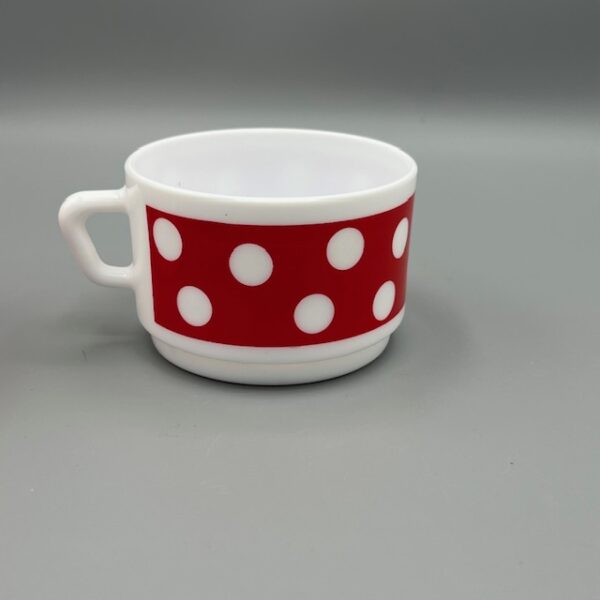 tasse à thé ou à chocolat arcopal polka