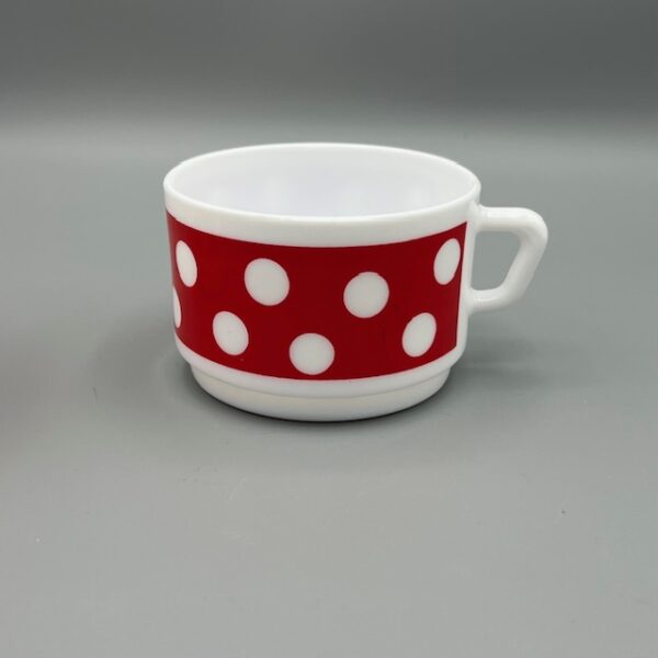 tasse à thé ou à chocolat arcopal polka