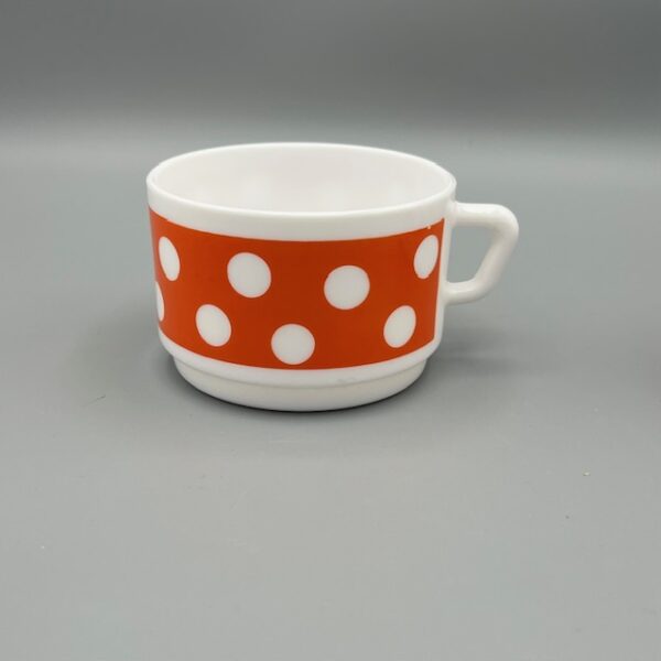 tasse à thé ou à chocolat arcopal polka