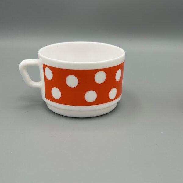 tasse à thé ou à chocolat arcopal polka