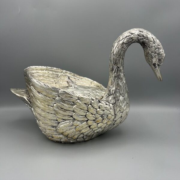 Cygne argenté signé Mauro Manetti