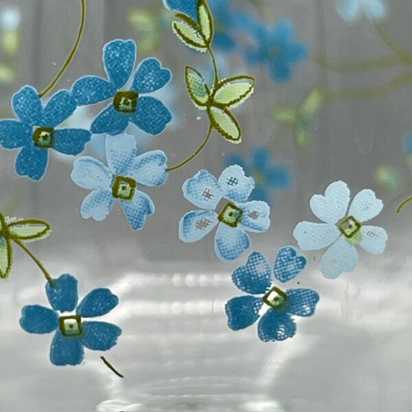 Verre à eau Myosotis ou Véronica