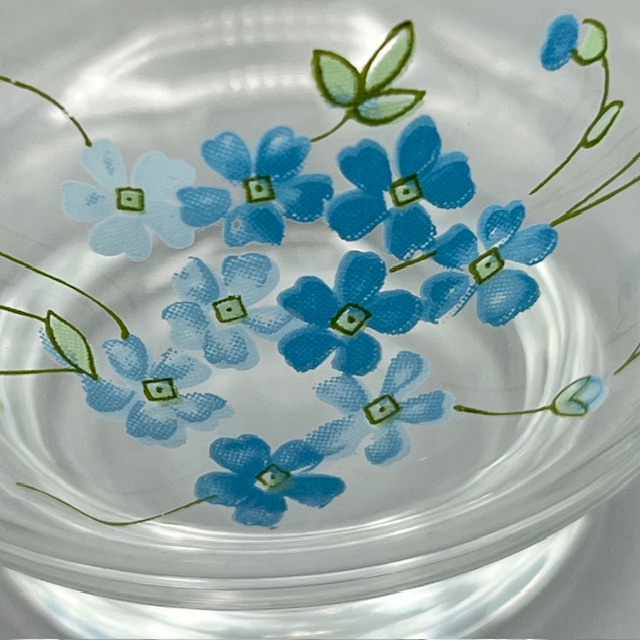 verre gobelet myosotis veronica