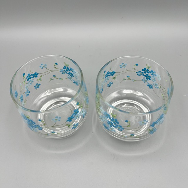 verre gobelet myosotis veronica