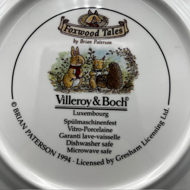 margueriteetsimone.com-Assiette Villeroy & Boch – Foxwood Tales – Brian Paterson