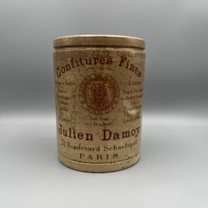 Pot à confiture ancien Julien Damoy Paris – Sarreguemines 1900