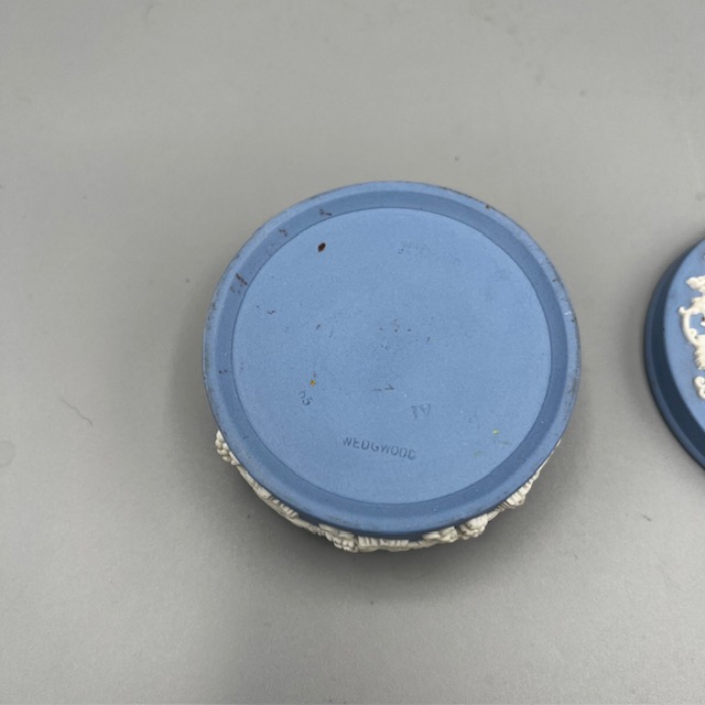Boîte Wedgwood Jasperware Bleue