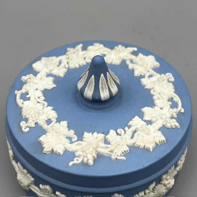 Boîte Wedgwood Jasperware Bleue