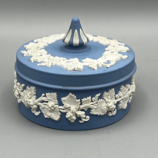 Boîte Wedgwood Jasperware Bleue