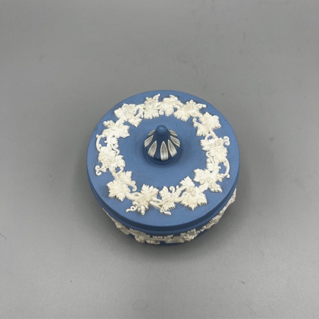 Boîte Wedgwood Jasperware Bleue